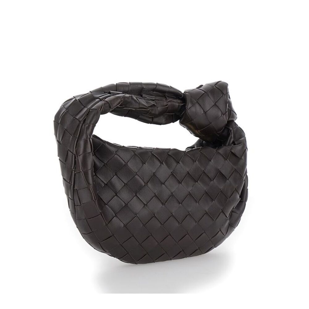 Bottega Veneta Women Handbag 'Mini Jodie' With Woven Leather In Brown For Women - Picture 3 of 3